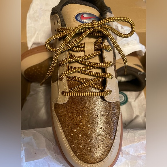 Brown LTE Jordan  Dunks - Picture 2 of 4